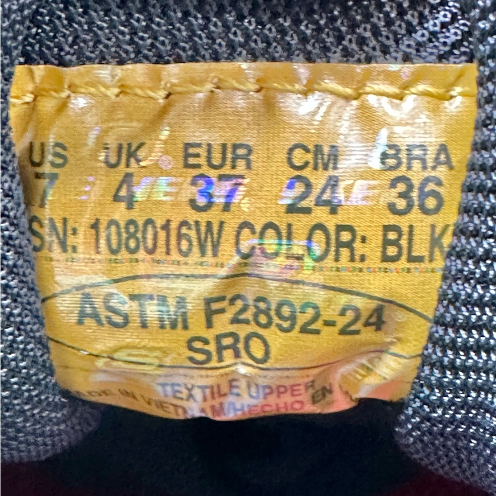 Skechers Women Size 7 Work Shoes Black Slip Resistant Memory Foam Max Cushion - Picture 9 of 9